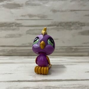 LPS Littlest Pet Shop Purple Cockatoo Parrot #1961 Toys R Us Nintendo Exclusive
